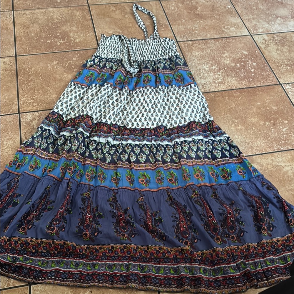 Jasmine Multicolor Bohemian Maxi Dress